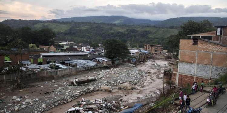 Κολομβία: Δέκα νεκροί και επτά αγνοούμενοι από πλημμύρες