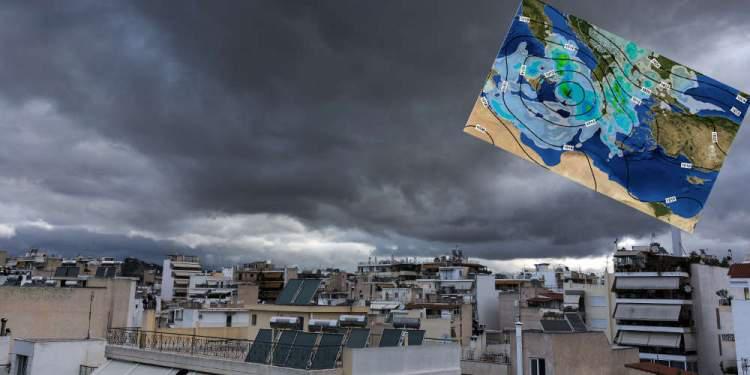 Νέο σφοδρό κύμα κακοκαιρίας! Μετά την Ευρυδίκη... ο κυκλώνας Ζήνωνας