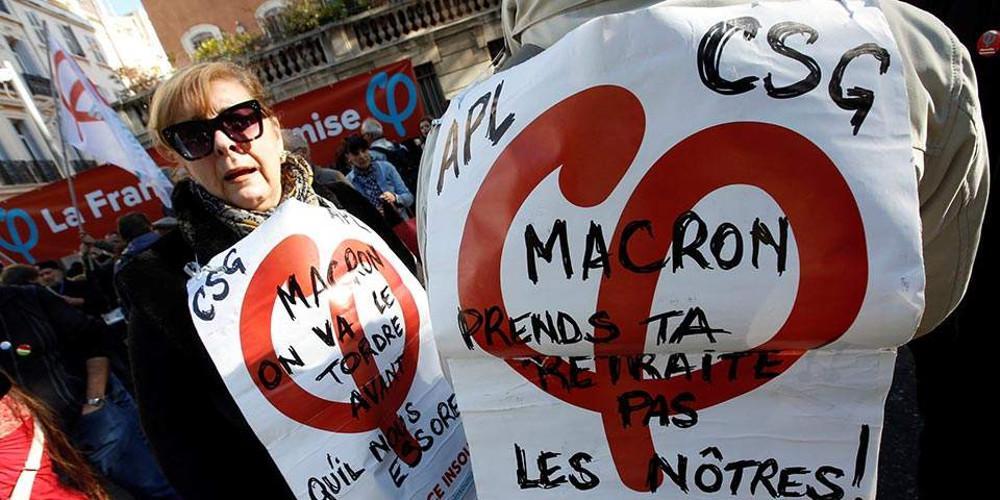 Επεισοδιακές συγκεντρώσεις στην Γαλλία εναντίον των μεταρρυθμίσεων του Μακρόν