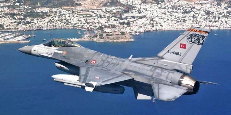 Συνεχίζονται οι τουρκικές παραβιάσεις - Υπερπτήση από τουρκικό F-16 κοντά στη Σαμοθράκη