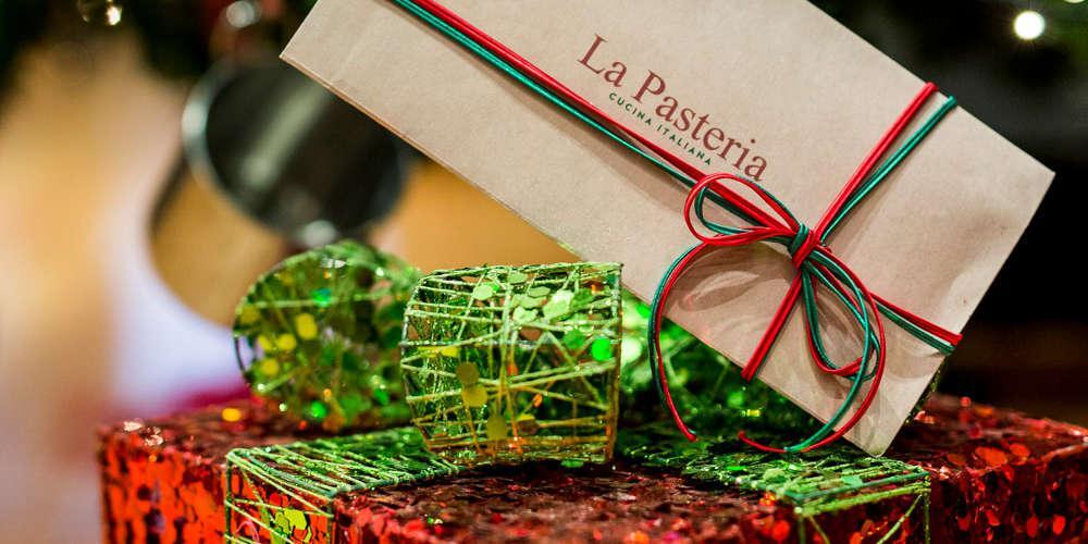 Το τέλειο δώρο για αυτές τις γιορτές είναι μία Κάρτα Δώρου La Pasteria!