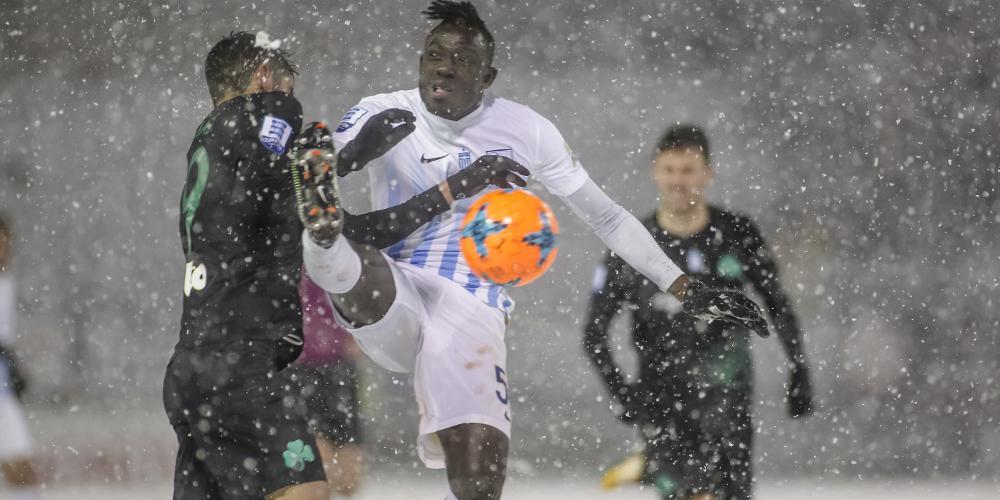 «Πνίγηκε» στο χιόνι ο Παναθηναϊκός: Έχασε 4-1 από τη Λαμία