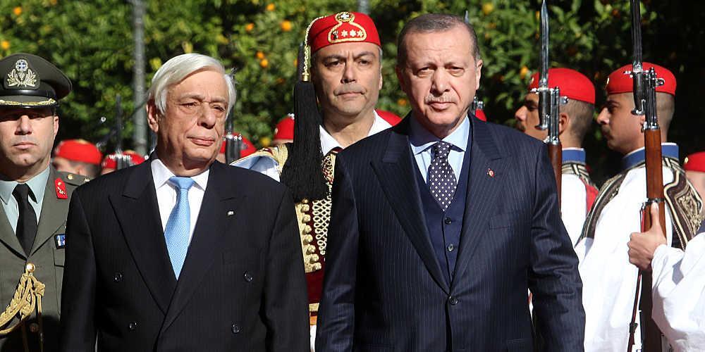 Σύγκρουση με το «καλημέρα»: Μπρα ντε φέρ Παυλόπουλου-Ερντογάν στο Προεδρικό
