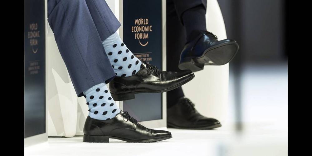Οι κάλτσες του Καναδού πρωθυπουργού Τζαστίν Τριντό κλέβουν την παράσταση στο Νταβός [εικόνες]