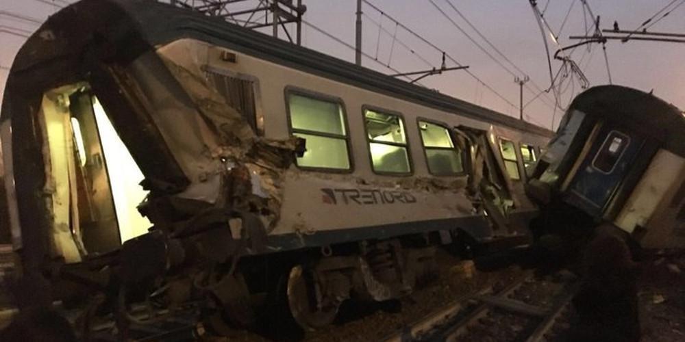 Βίντεο-σοκ: Δευτερόλεπτα πριν τον εκτροχιασμό του τρένου στο Μιλάνο