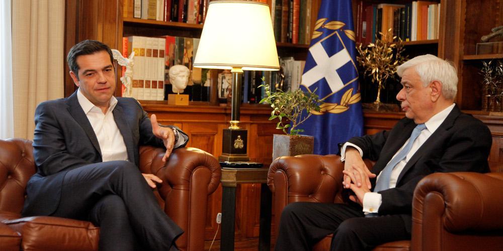 Δείτε live: Στον Πρόεδρο της Δημοκρατίας ο Αλέξης Τσίπρας