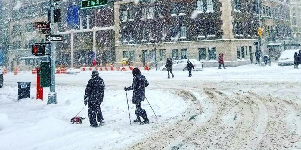 Πάγωσαν τα πάντα στη Νέα Υόρκη: Κάνουν σκι στους δρόμους [εικόνες & βίντεο]