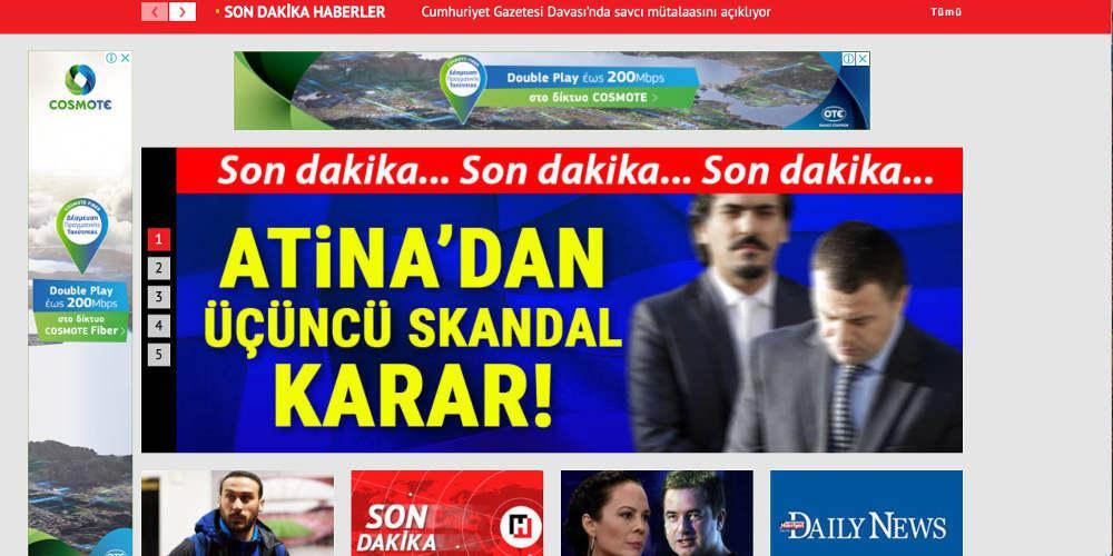 «Βράζουν» οι Τούρκοι για την απόρριψη του αιτήματος έκδοσης των Τούρκων αξιωματικών [εικόνες]