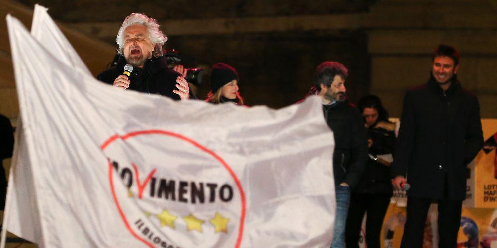 Ιταλικές εκλογές: Πρωτιά για τον Γκρίλο – 37% για την συμμαχία δεξιάς-ακροδεξιάς