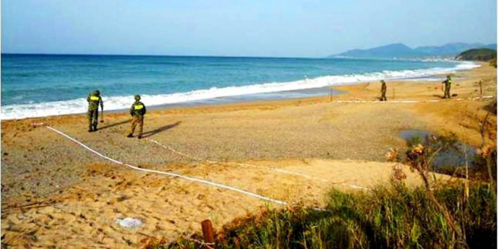 Αντιαρματικές νάρκες βρέθηκαν σε θάλασσα στην Καβάλα