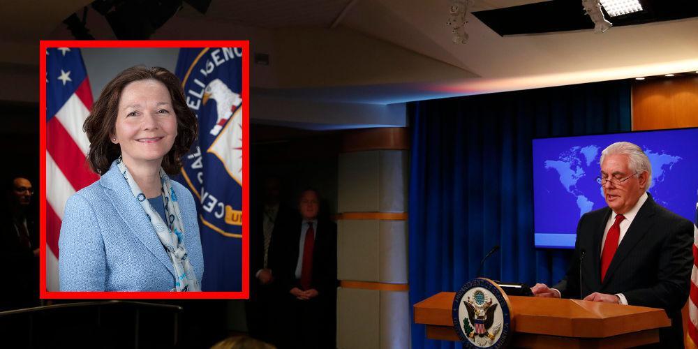 Η Τζίνα Χάσπελ, πρώτη γυναίκα επικεφαλής της CIA και ο έκπληκτος Τίλερσον