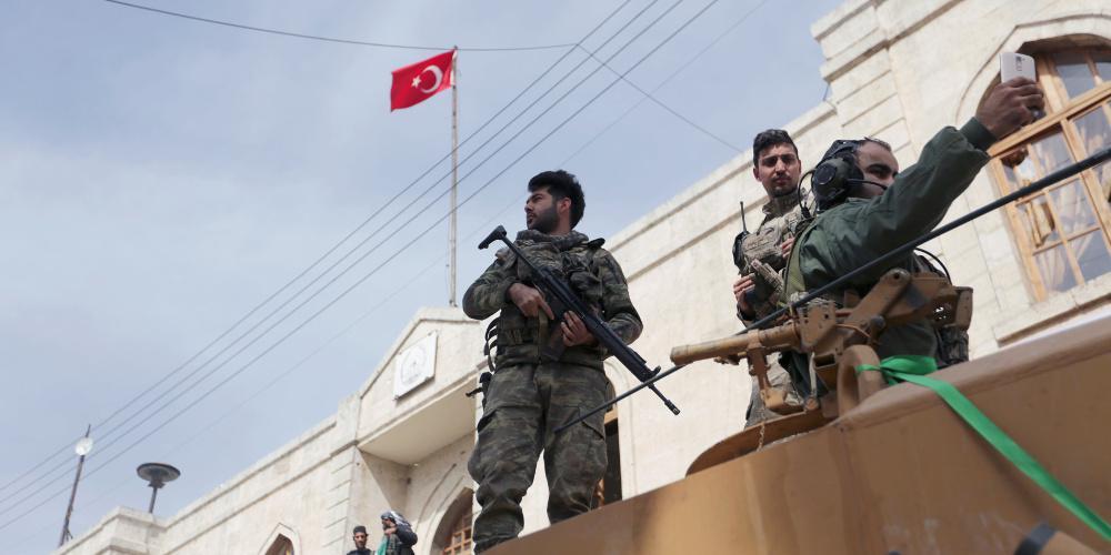 Οι τουρκικές δυνάμεις και οι σύμμαχοί τους εισέβαλαν στο Αφρίν
