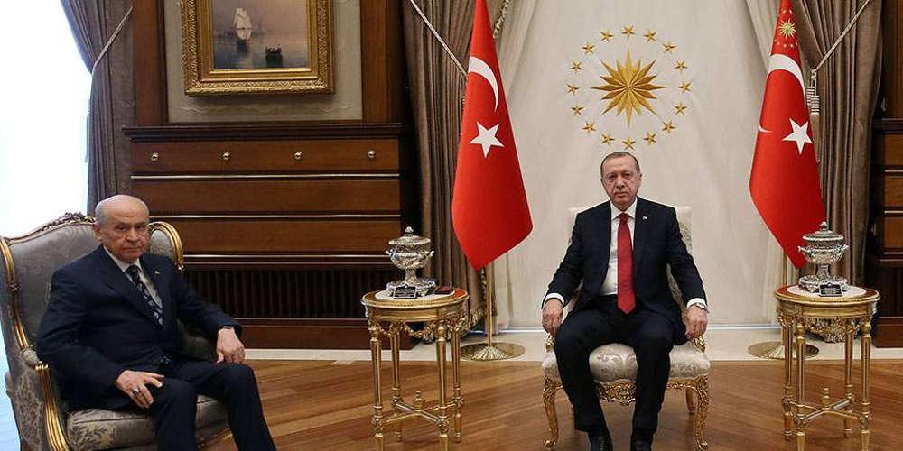 Συνάντηση Ερντογάν-Μπαχτσελί για τις πρόωρες εκλογές στην Τουρκία