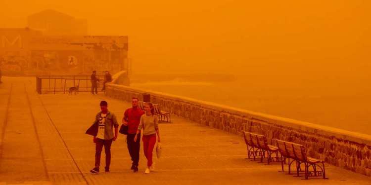 Πρόγνωση καιρού: Αφρικανική σκόνη θα μας «πνίξει» τη Μεγάλη Εβδομάδα