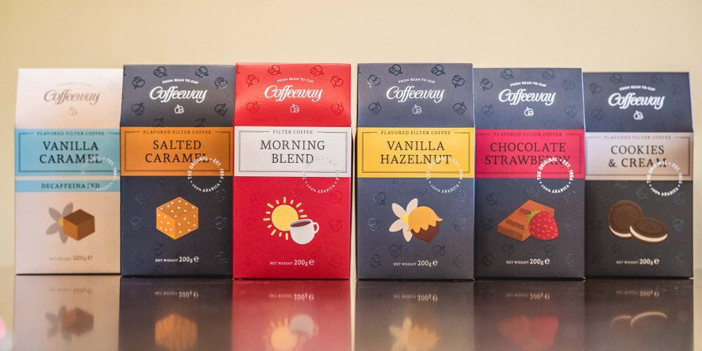 «Coffeeway Filter Coffee Collection»: Βραβείο Ανώτερης Γεύσης για τα «Vanilla Hazelnut» & «Morning Blend»
