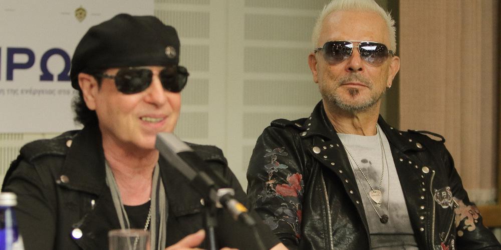 Οι Scorpions ήρθαν στην Αθήνα δύο μήνες πριν τη μεγάλη συναυλία στο Καλλιμάρμαρο
