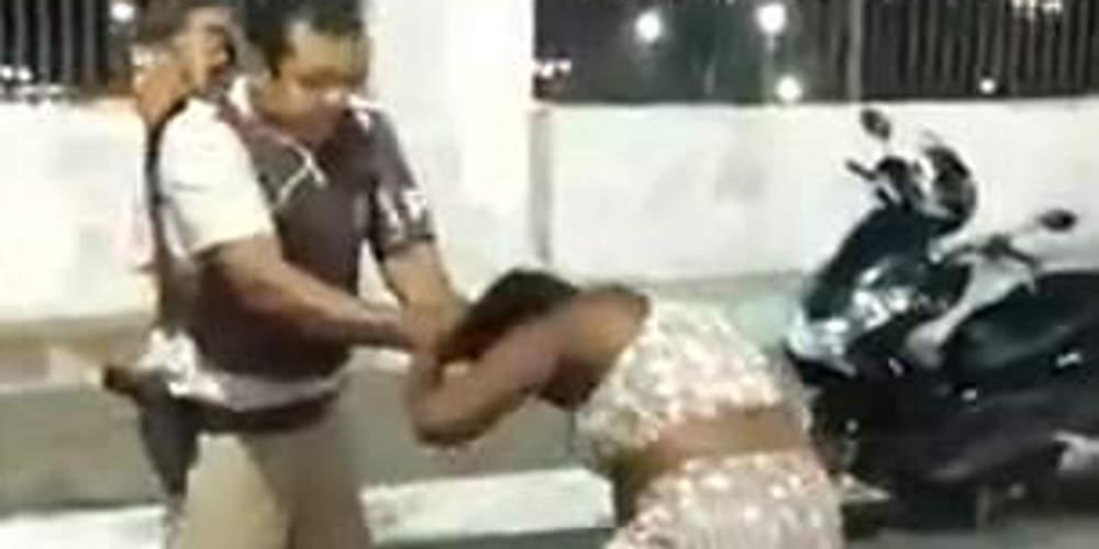 Σοκαριστικό βίντεο: Αστυνομικός χτυπά έγκυο γυναίκα επειδή τον αποκάλεσε δειλό