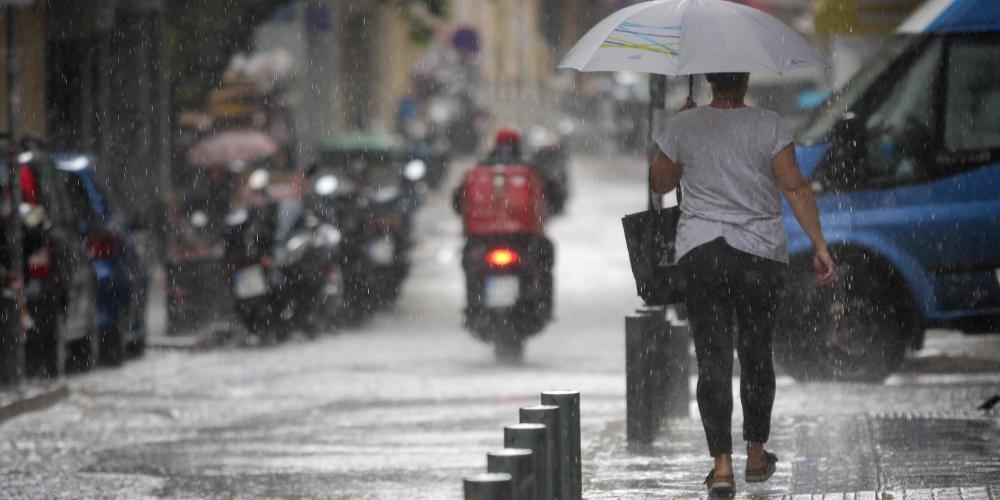 Πρόγνωση καιρού: Καιρός με βροχές και καταιγίδες – Πού θα χτυπήσουν τα φαινόμενα