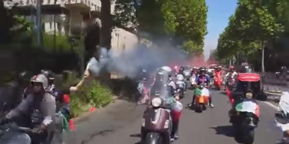 Είναι «τρελοί» οι Παριζιάνοι: Συνόδευσαν τον Μπουφόν με μηχανάκια και καπνογόνα