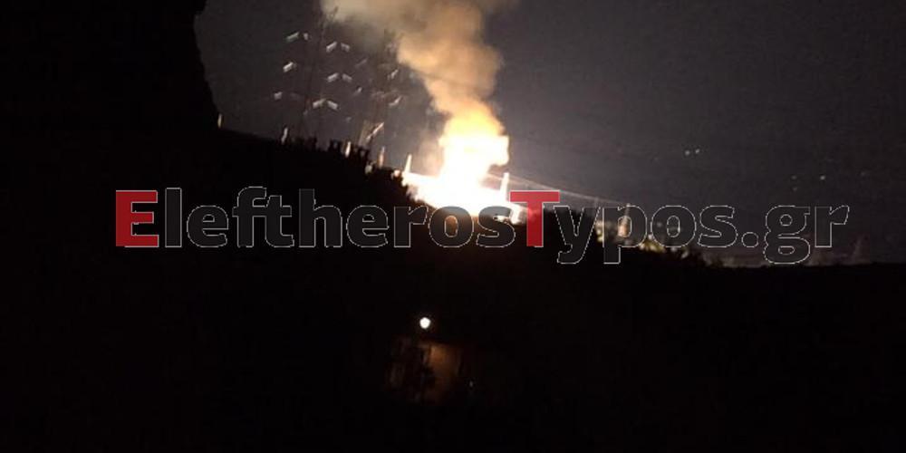 Ανησυχία από τις εκρήξεις στο Κρυονέρι - Εικόνες και βίντεο από το πρωτοφανές συμβάν