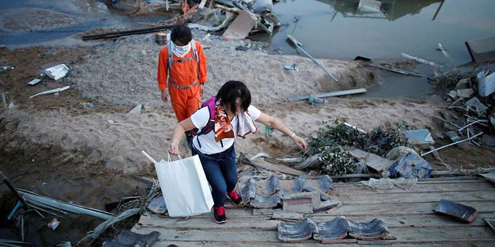 Θεομηνία στην Ιαπωνία: Ισχυρός τυφώνας μετά τις φονικές πλημμύρες