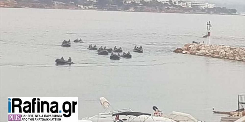 Επιχείρηση των ΟΥΚ για τον εντοπισμό αγνοουμένων στη θάλασσα της Ραφήνας