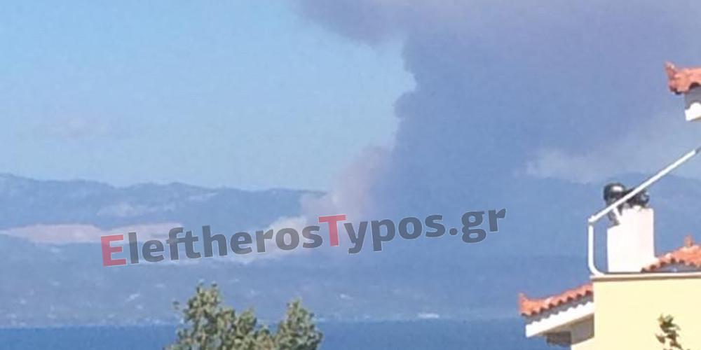 Δήμαρχος Διρφύων - Μεσσαπίων: Οι άνεμοι οδηγούν τις φλόγες κατευθείαν στα σπίτια