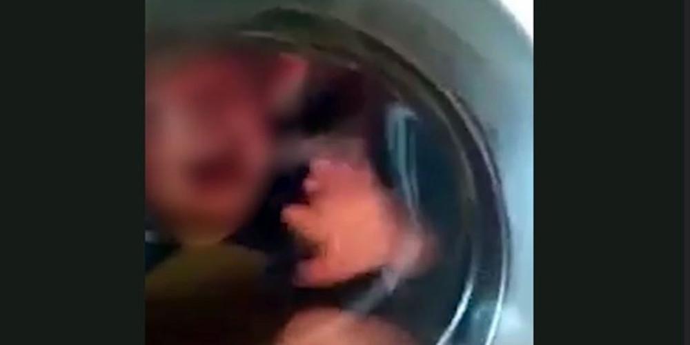 Βίντεο σοκ: Μπέιμπι σίτερ έκλεισε 2χρονο αγοράκι σε πλυντήριο στην Πολωνία