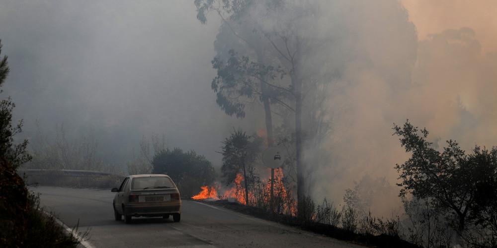 Εκτός ελέγχου η μεγάλη πυρκαγιά στην Πορτογαλία