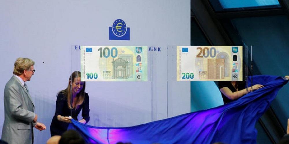 Ιδού τα νέα χαρτονομίσματα των 100 και 200 ευρώ! [βίντεο]