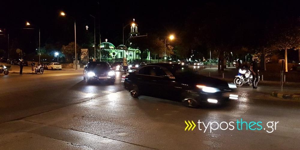 Νύχτα και με δεκάδες αστυνομικούς έφτασε ο Τσίπρας στην Θεσσαλονίκη [βίντεο]