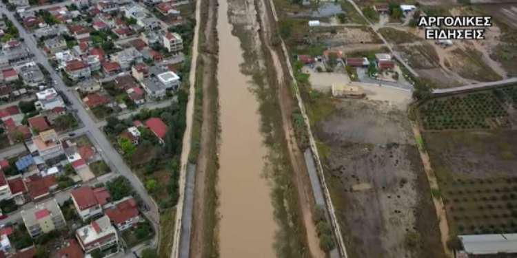 Εντυπωσιακό βίντεο από drone: Οι καταστροφές του Ζορμπά στην Αργολίδα