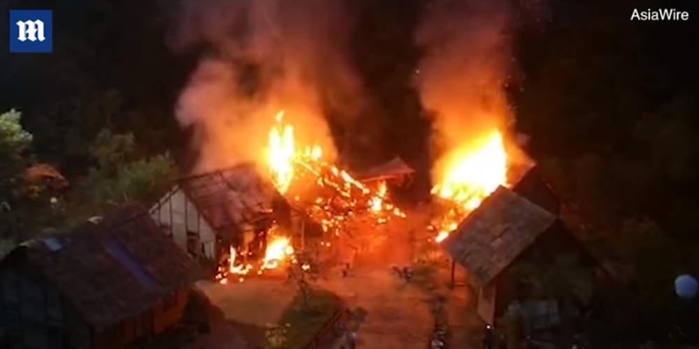 Πυρκαγιά για ανάγκες ταινίας τραυμάτισε 31 άτομα στη Μαλαισία [βίντεο]