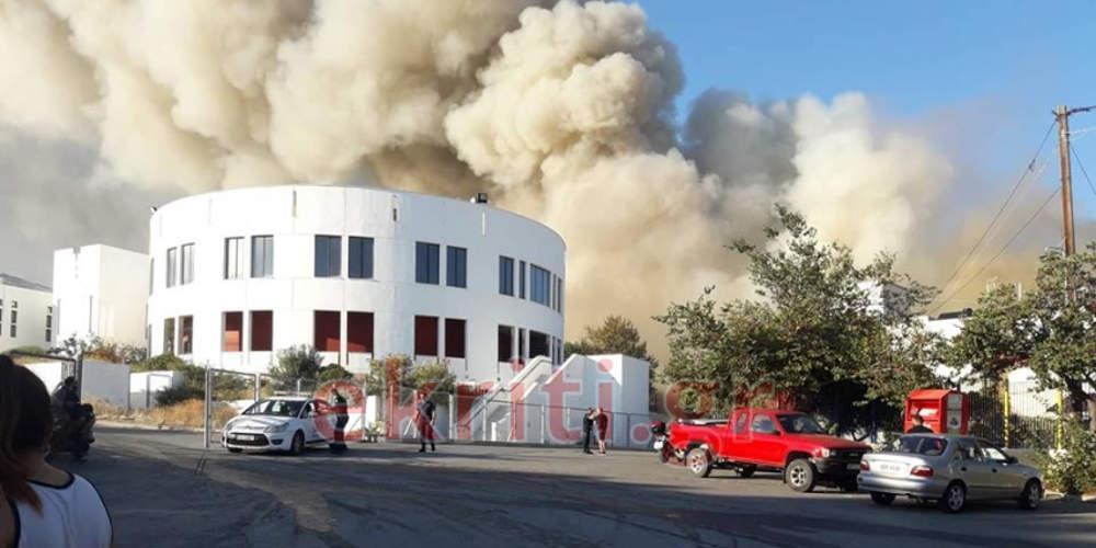 Αγωνία για τους φοιτητές μετά την φωτιά στο Πανεπιστήμιο Κρήτης