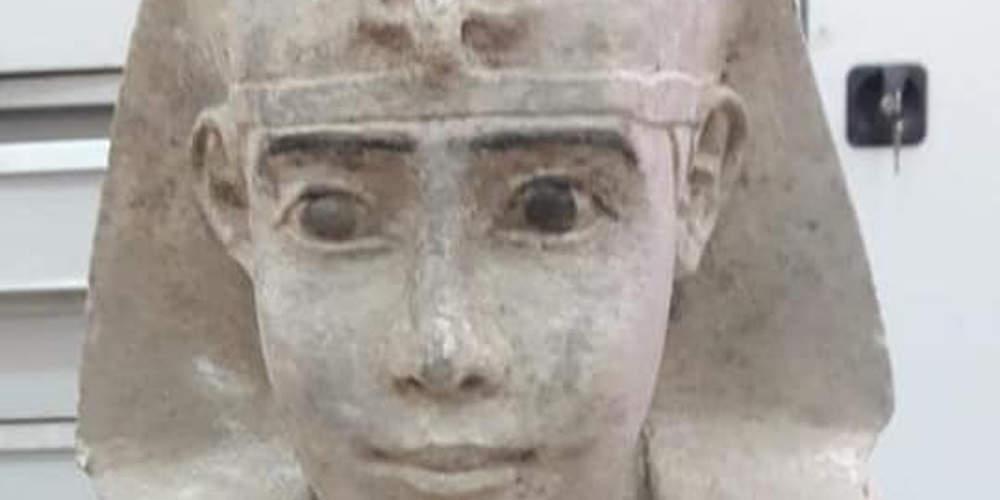 Ανακαλύφθηκε σφίγγα από την Αρχαία Αίγυπτο που είχε... βουλιάξει στο νερό [εικόνες]