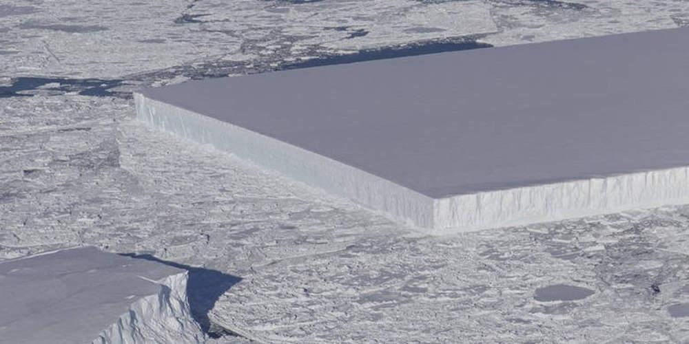 Τι λέει η NASA για το παγόβουνο-τέλειο ορθογώνιο στην Ανταρκτική