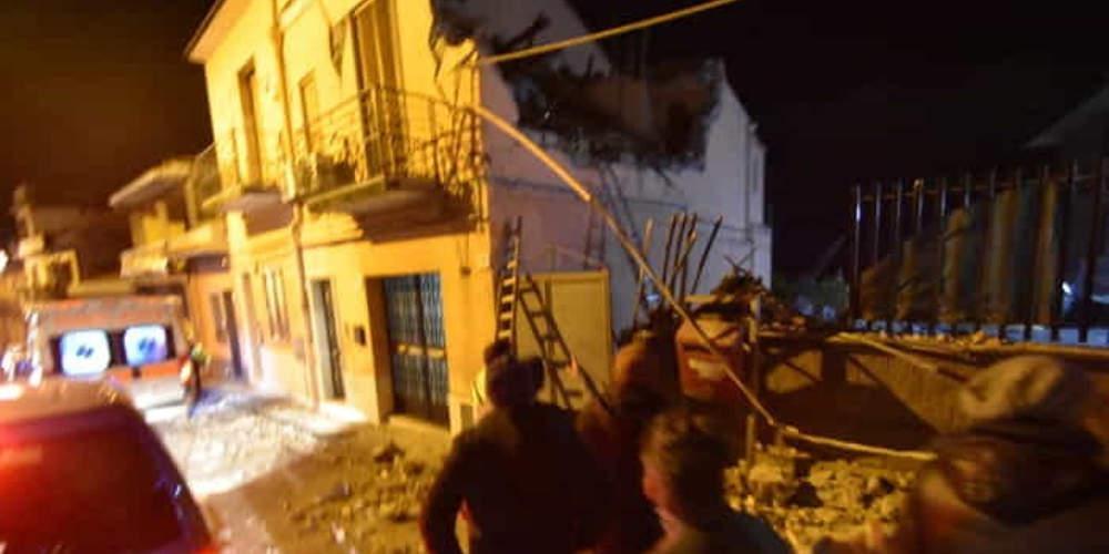 Σεισμός στην Σικελία: Τουλάχιστον 10 τραυματίες από τις υλικές καταστροφές σε σπίτια