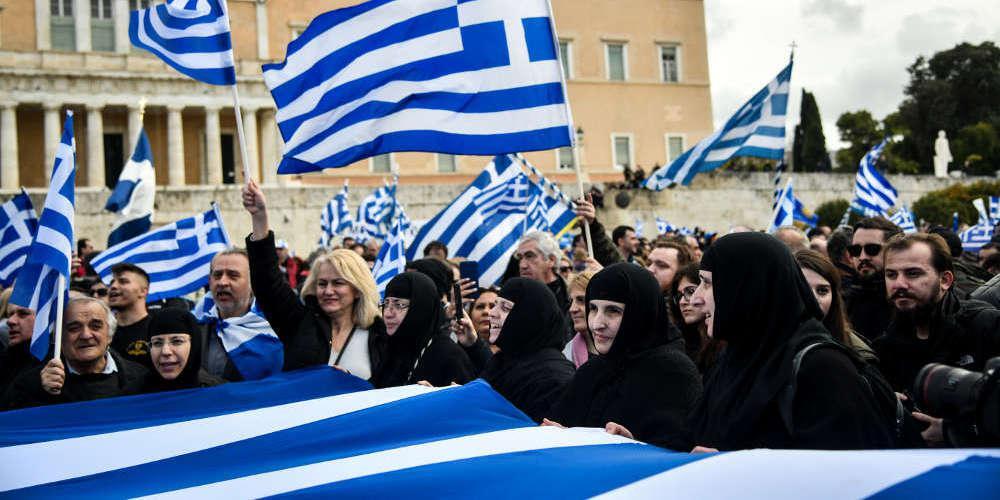 Συγκλόνισε η Αφροδίτη Μάνου στο συλλαλητήριο για την Μακεδονία: Ερχεται να μας κλέψει την ταυτότητα η μακιαβελική συμφωνία των Πρεσπών