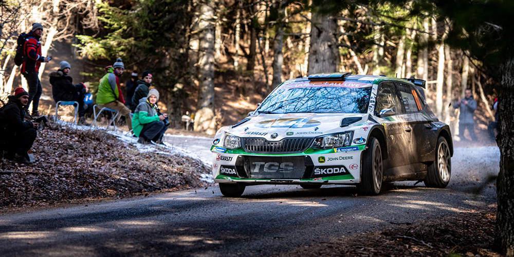 Η Skoda στη 2η θέση του WRC 2 Pro στο Μόντε Κάρλο