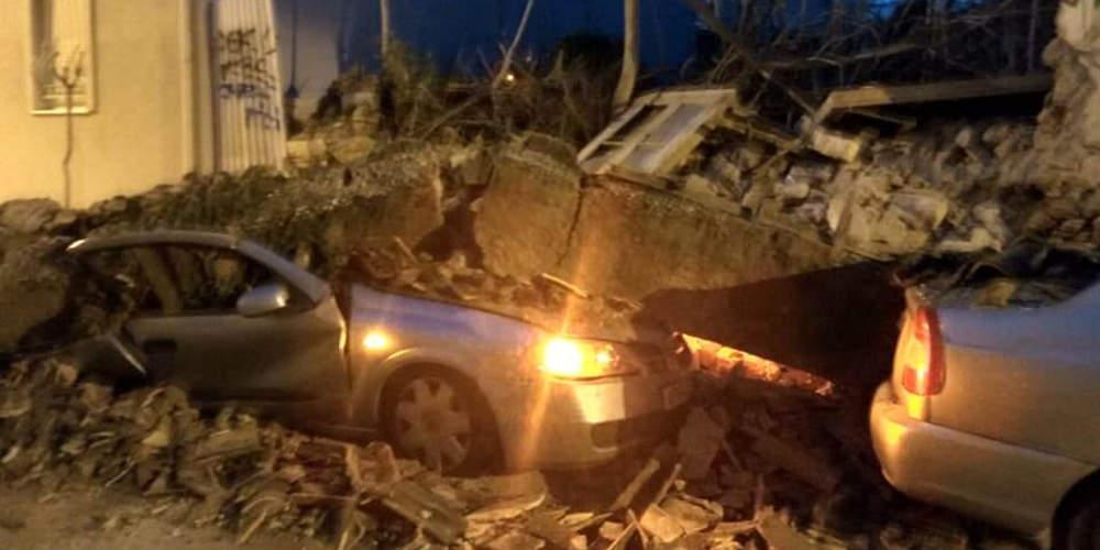 Βίντεο-ντοκουμέντο: Η κατάρρευση του κτηρίου στο κέντρο της Αθήνας