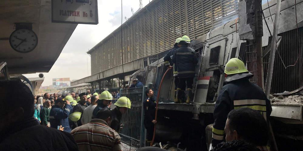 Τουλάχιστον 10 νεκροί από πυρκαγιά σε σιδηροδρομικό σταθμό στο Κάιρο [βίντεο]