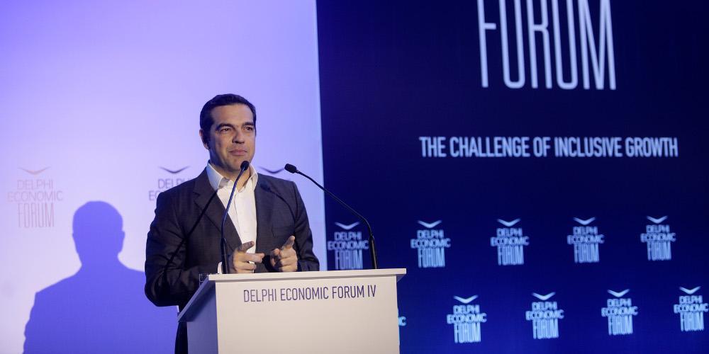 Τσίπρας στο Οικονομικό Φόρουμ των Δελφών: Θα είμαι ο πρώτος Έλληνας πρωθυπουργός που θα επισκεφθεί επισήμως τα Σκόπια