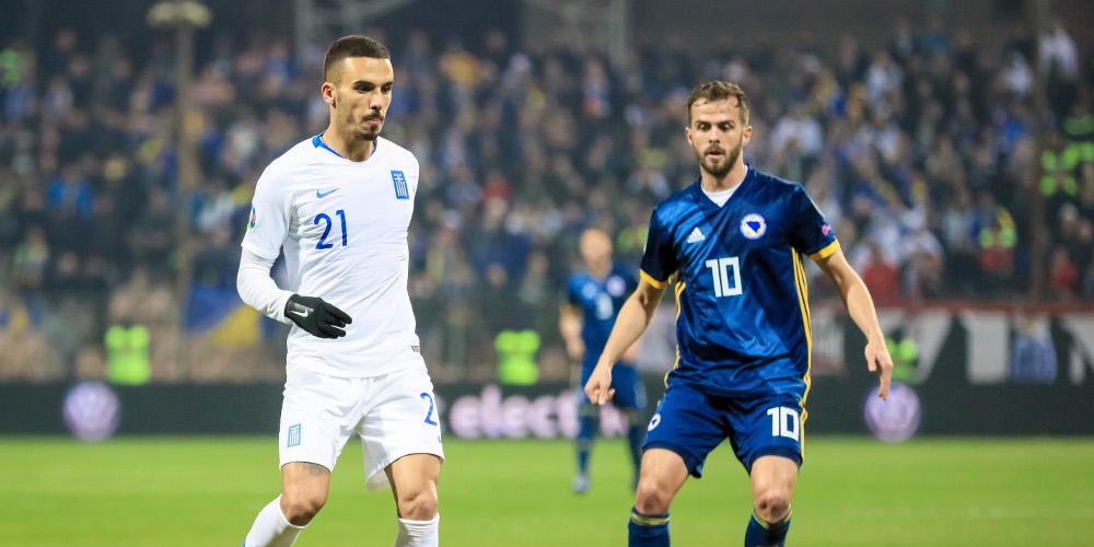 Οι Έλληνες δεν παραδίδονται ποτέ: 2-2 η Εθνική στη Ζένιτσα κόντρα στη Βοσνία για τα προκριματικά του Euro 2020