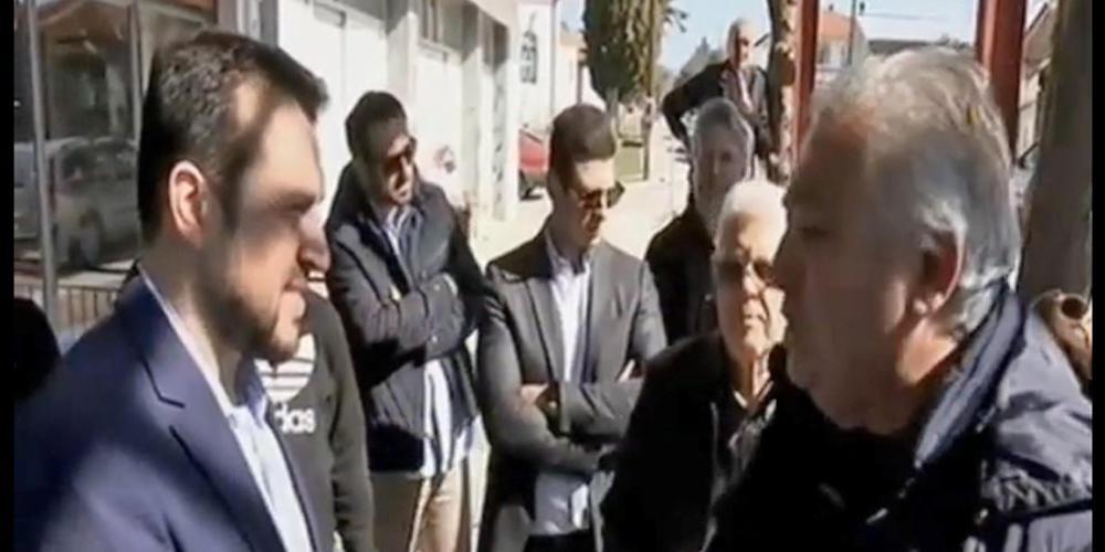 Θερμή υποδοχή στον Νίκο Παππά στο Κιλκίς: Προδώσατε την Μακεδονία