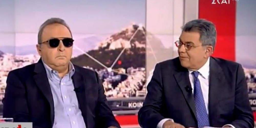 Ζήτησε συγγνώμη ο Καμπουράκης για το «φάουλ» με τα μαύρα γυαλιά στην εκπομπή του [βίντεο]