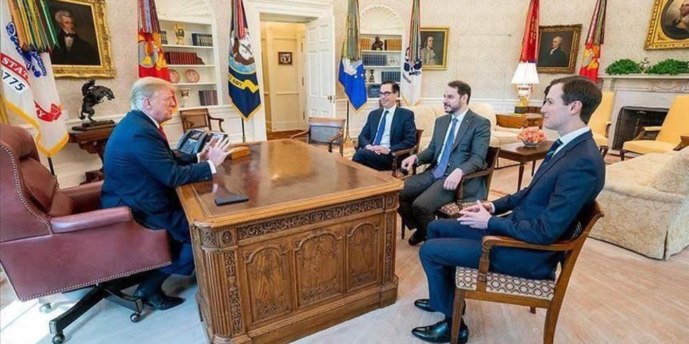 Συνάντηση Τραμπ με τον γαμπρό του Ερντογάν και υπουργό Οικονομικών της Τουρκίας