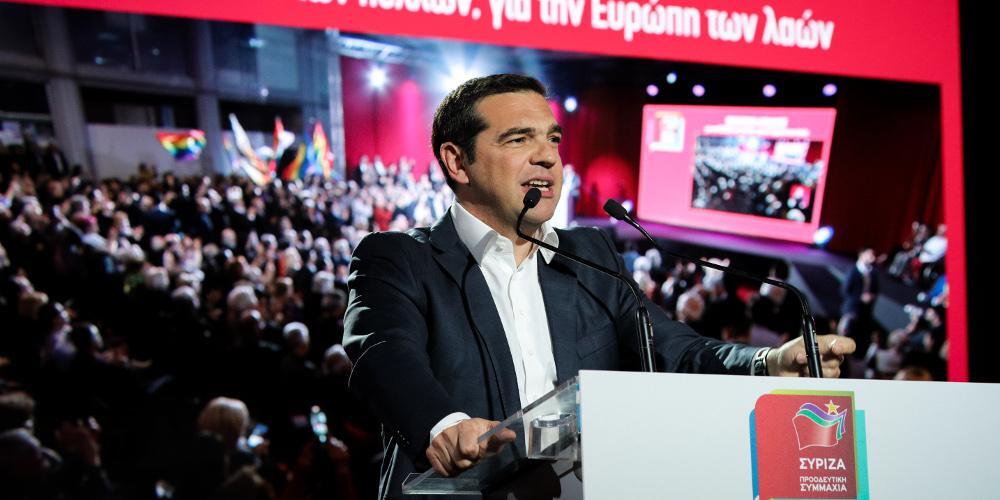 Δείτε live: Ο Τσίπρας παρουσιάζει το ευρωψηφοδέλτιο του ΣΥΡΙΖΑ