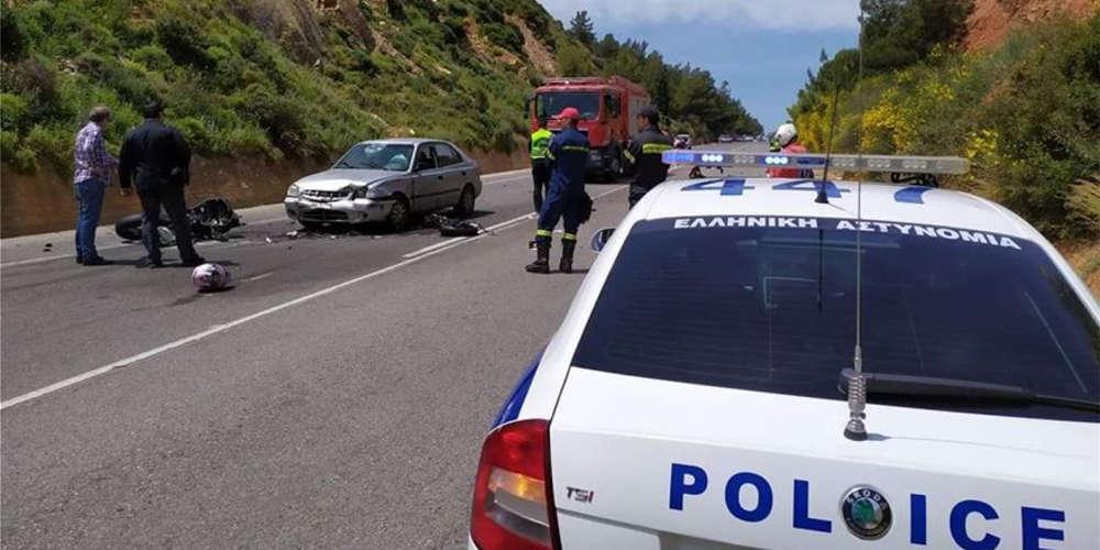 Νέα τραγωδία στη Κρήτη: Δύο άνδρες νεκροί και μία γυναίκα σοβαρά τραυματίας από τροχαίο ΙΧ με μοτοσυκλέτα