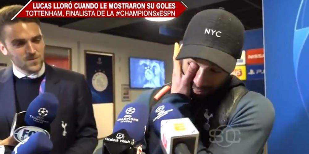 Δάκρυσε ο Λούκας Μόουρα όταν είδε το γκολ του που χάρισε στην Τότεναμ την πρόκριση [βίντεο]
