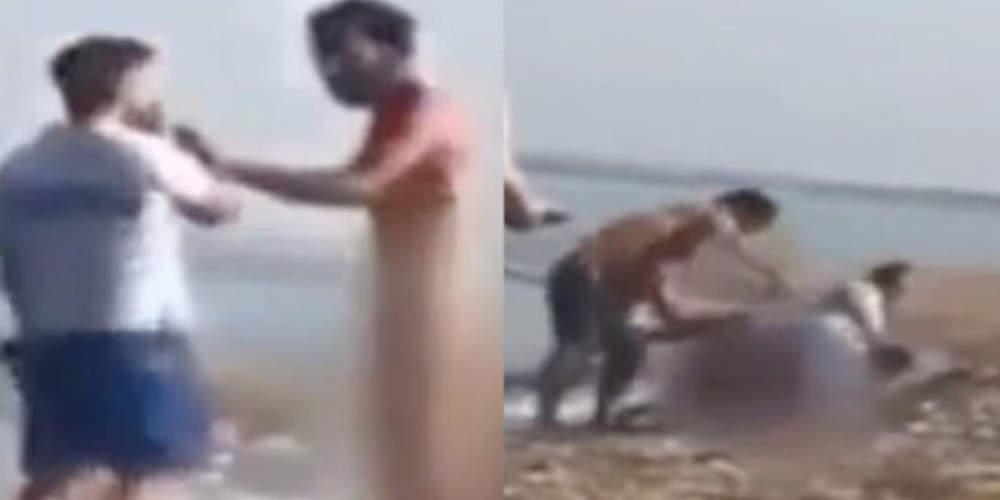 Γυμνιστής… πιάστηκε στα χέρια με ναυαγοσώστη σε παραλία στα Κατεχόμενα [βίντεο]